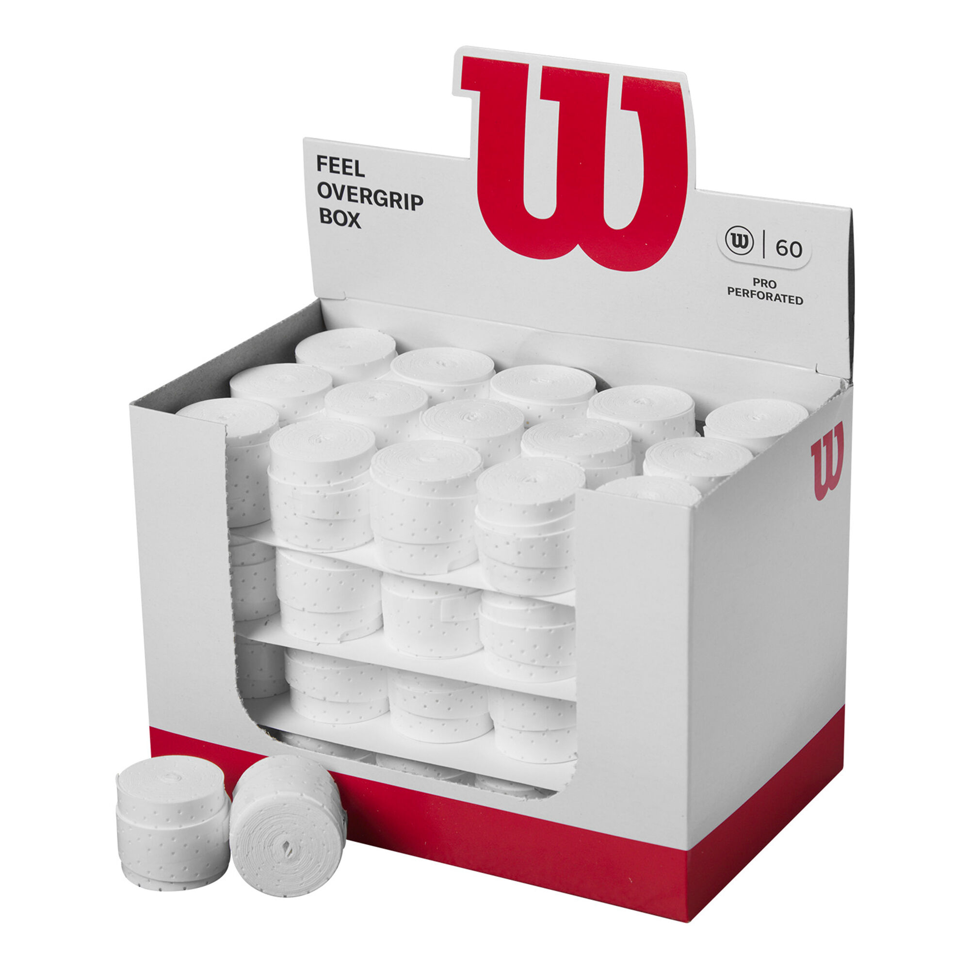 Box 60 OVERGRIPS WILSON colors. High quality, designed to provide you with  better grip and great