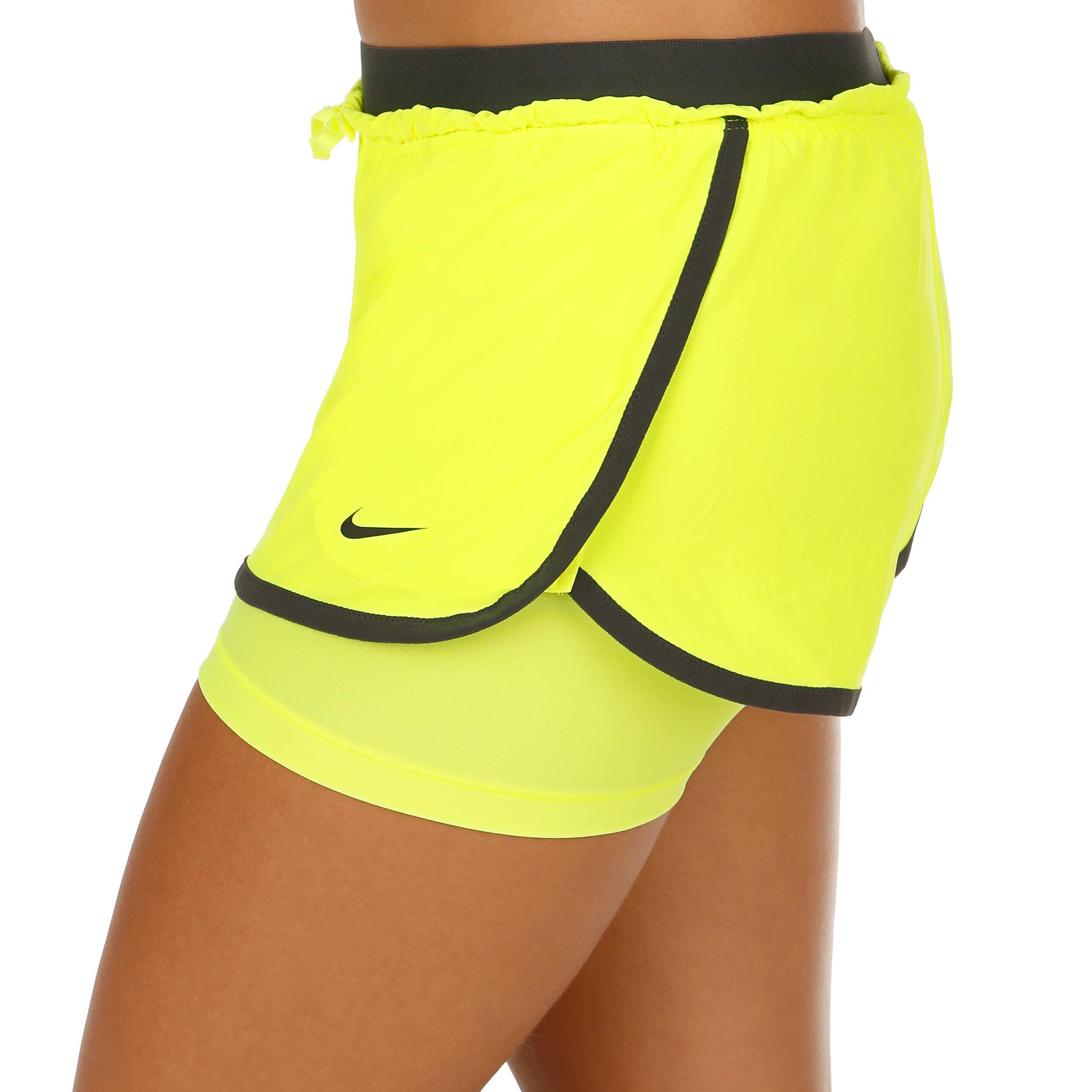 Neon yellow nike shorts womens outlet