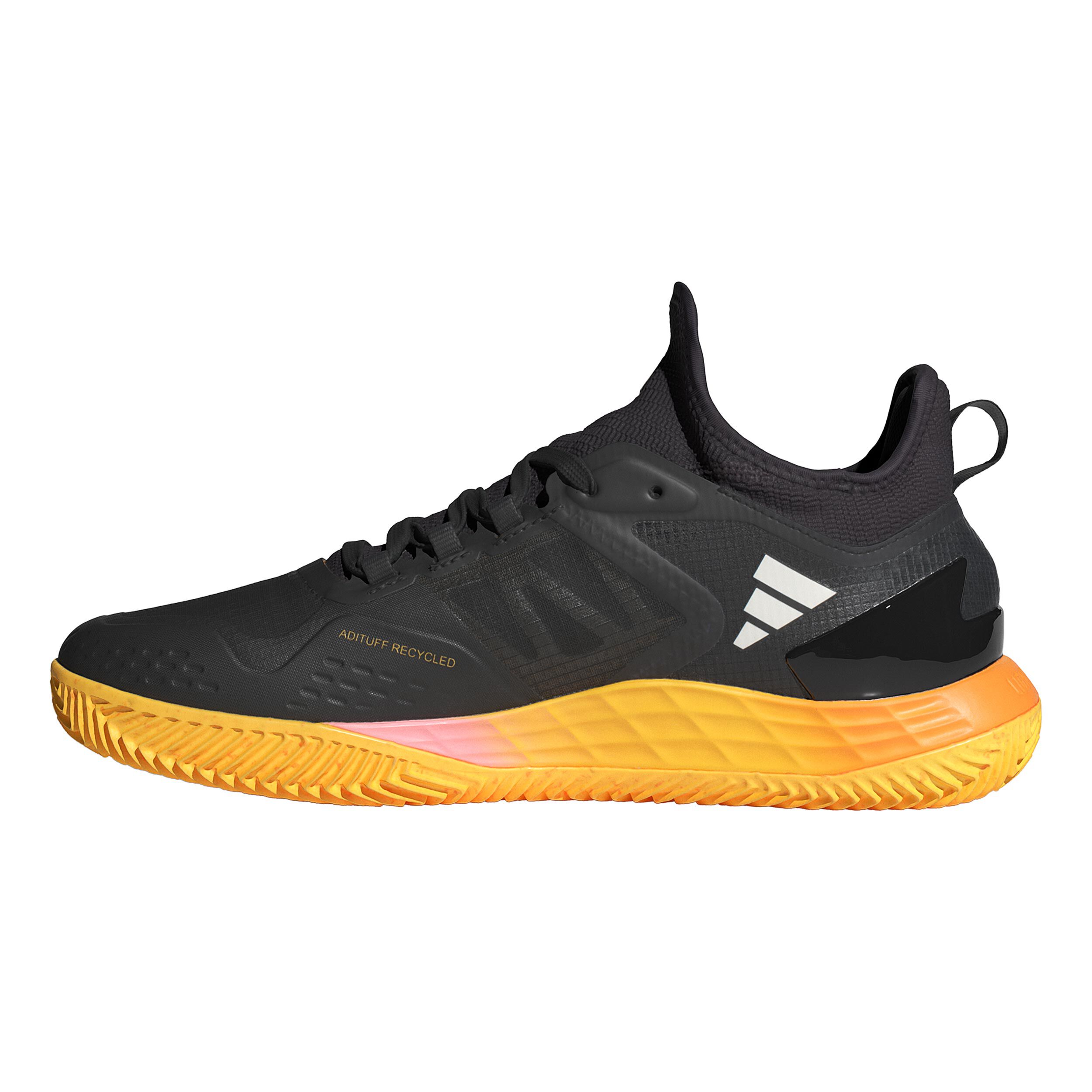 Adizero Ubersonic 4.1 Clay Court Shoe Men Black Orange