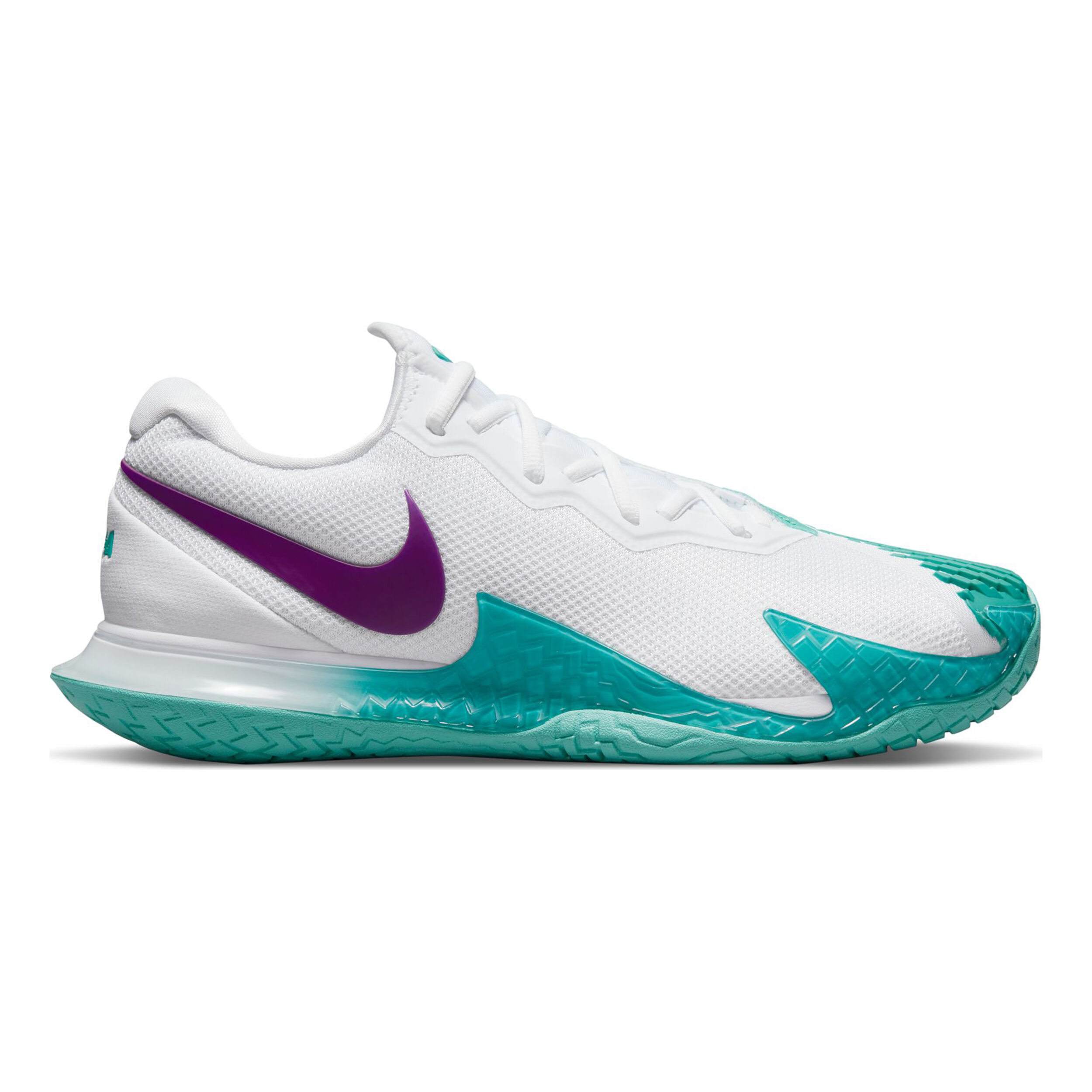 Rafael Nadal Court Vapor Zoom Cage 4 All Court Shoe Men White Green