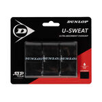 Dunlop Overgrips Dunlop  U-Sweat 3 Pack - black