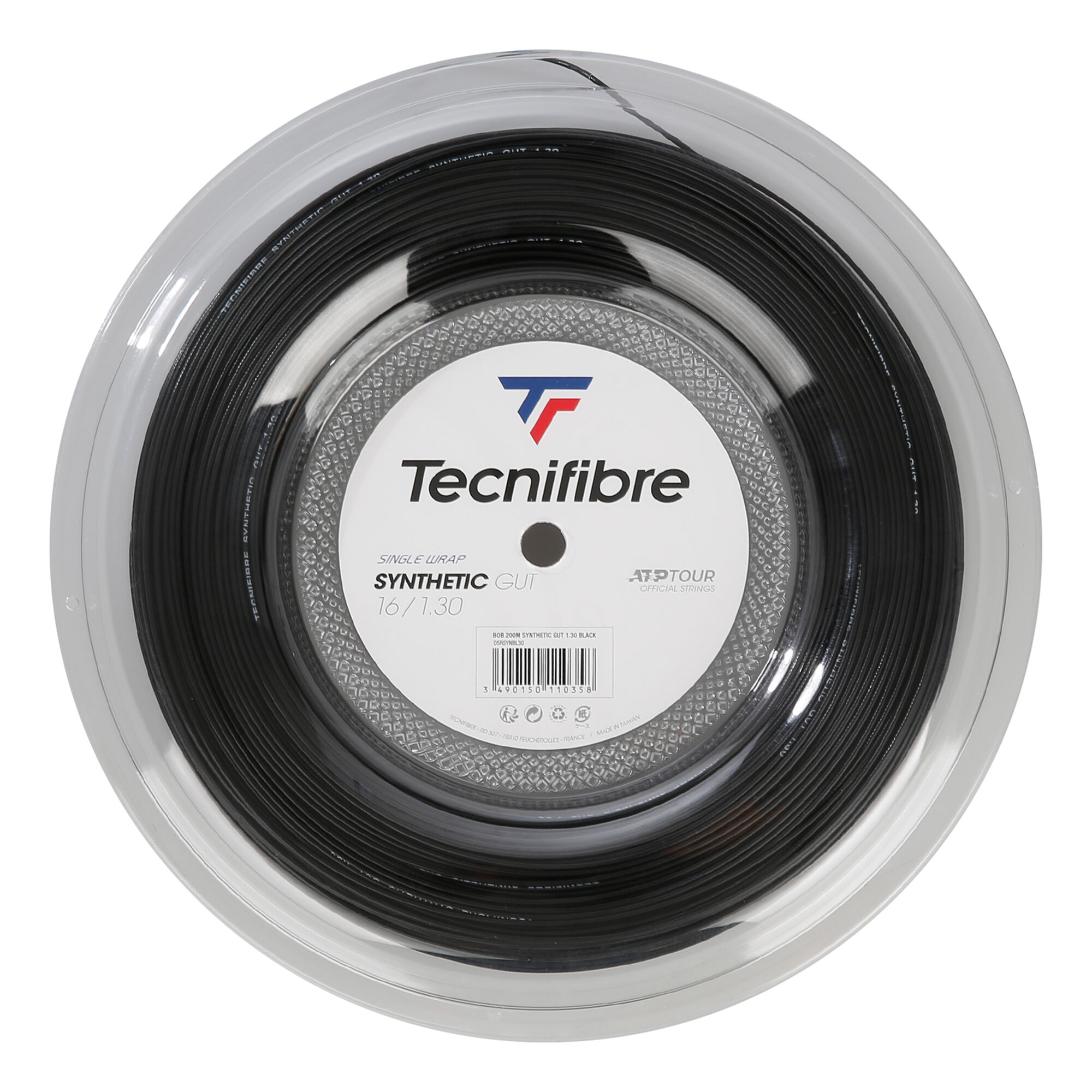 Buy Tecnifibre Synthetic Gut 200m String Reel Black online