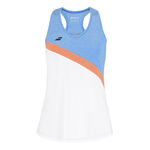 Babolat Clothing Babolat Play Tank Top Women-White,Light Blue