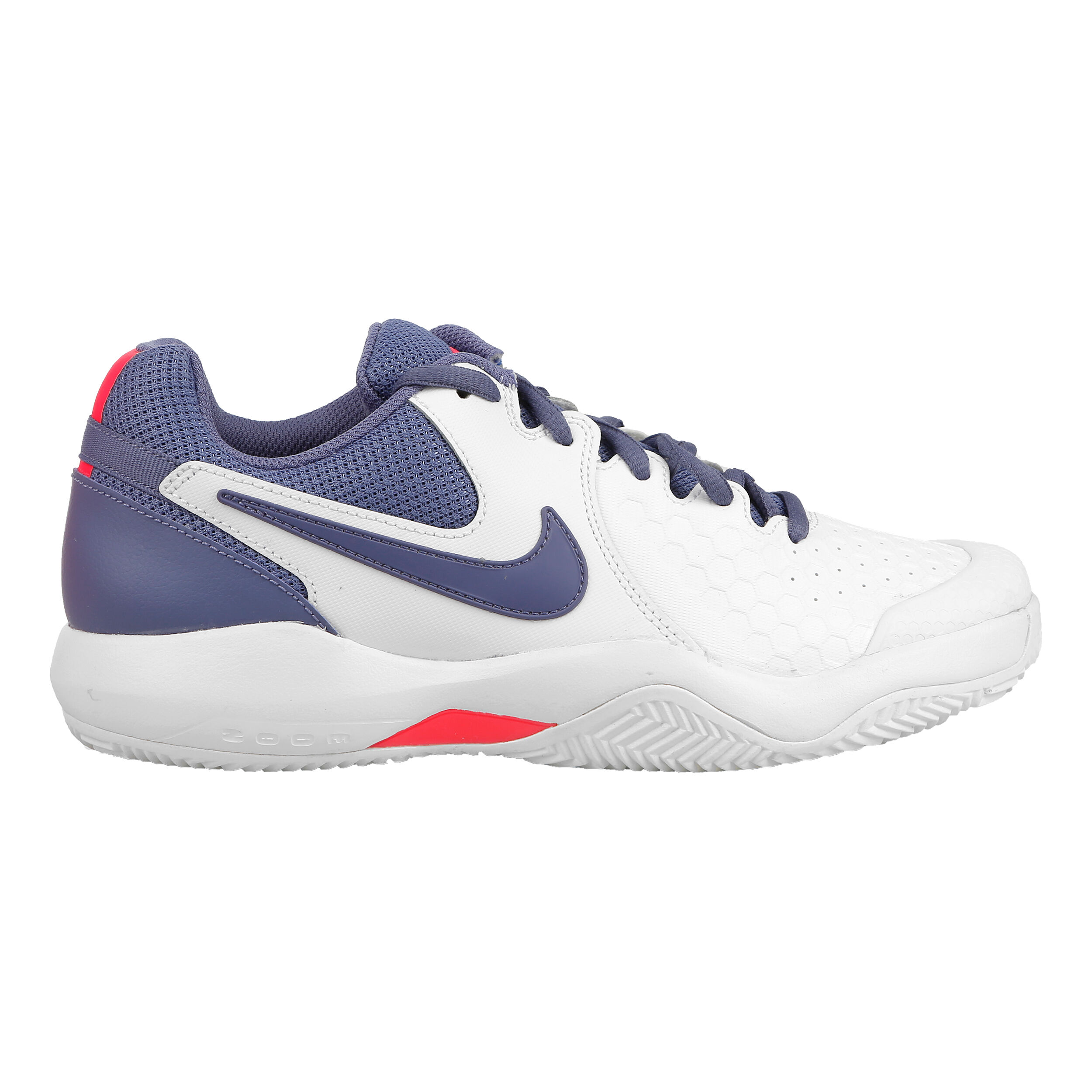 Air Zoom Resistance Clay Court Shoe Women White Blue
