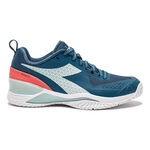Diadora Tennis shoes Diadora Blushield Torneo 2 All Court Shoe Women-Petrol,Mint