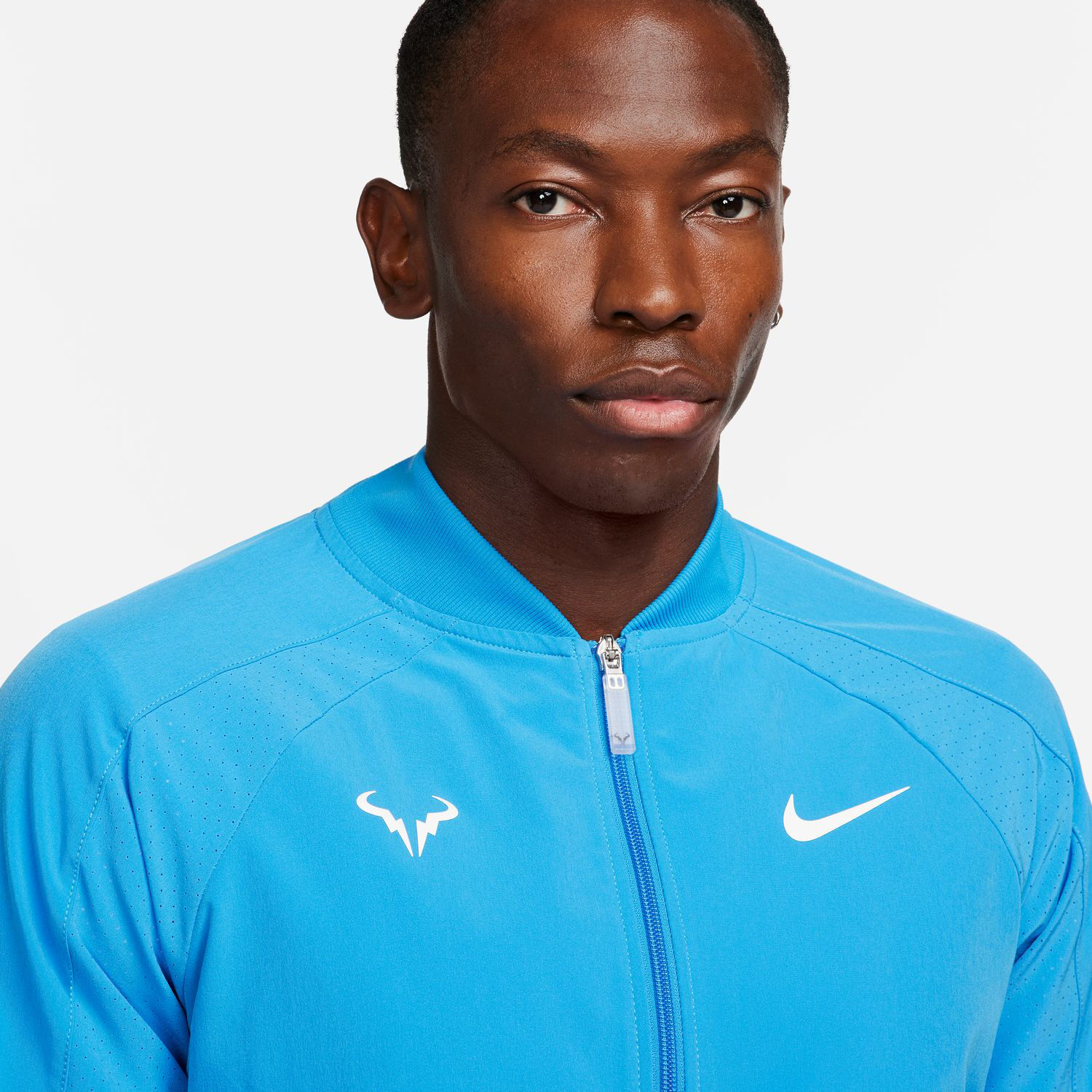 Nike dri fit sales jacket blue