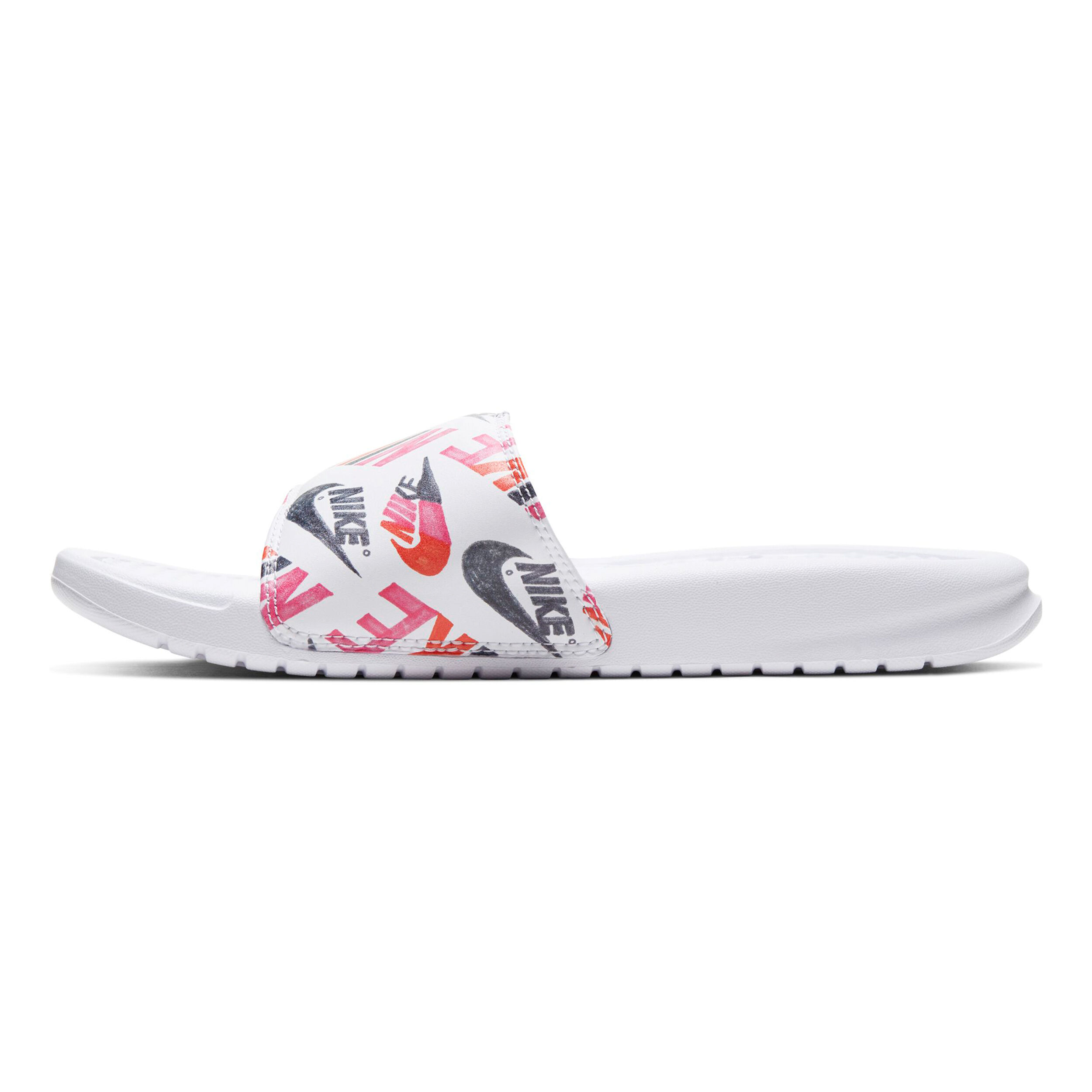 Buy Nike Benassi Just Do It Slippers Women White Red online