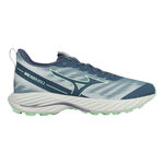 Mizuno Running shoes Mizuno Wave Rider GTX 2 Trail Running Shoe Women-Petrol,Green