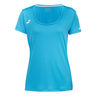 Play Cap Sleeve T-Shirt Women-Turquoise
