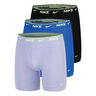 Essential Cotton Stretch Boxer Brief Boxer shorts - 3 Pack Men-violet, blue