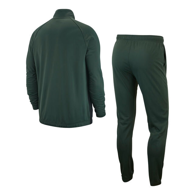 nike tracksuit green and black
