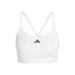 adidas Clothing adidas Aeroreact Training 3Stripes Sports bras Women - white