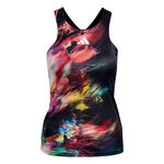 adidas Clothing adidas Melbourne Y- Tank Top Women-Black,Multicoloured