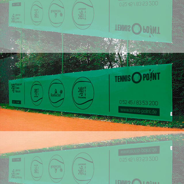 buy TennisPoint HTV Windbreak 12x2m Green online TennisPoint