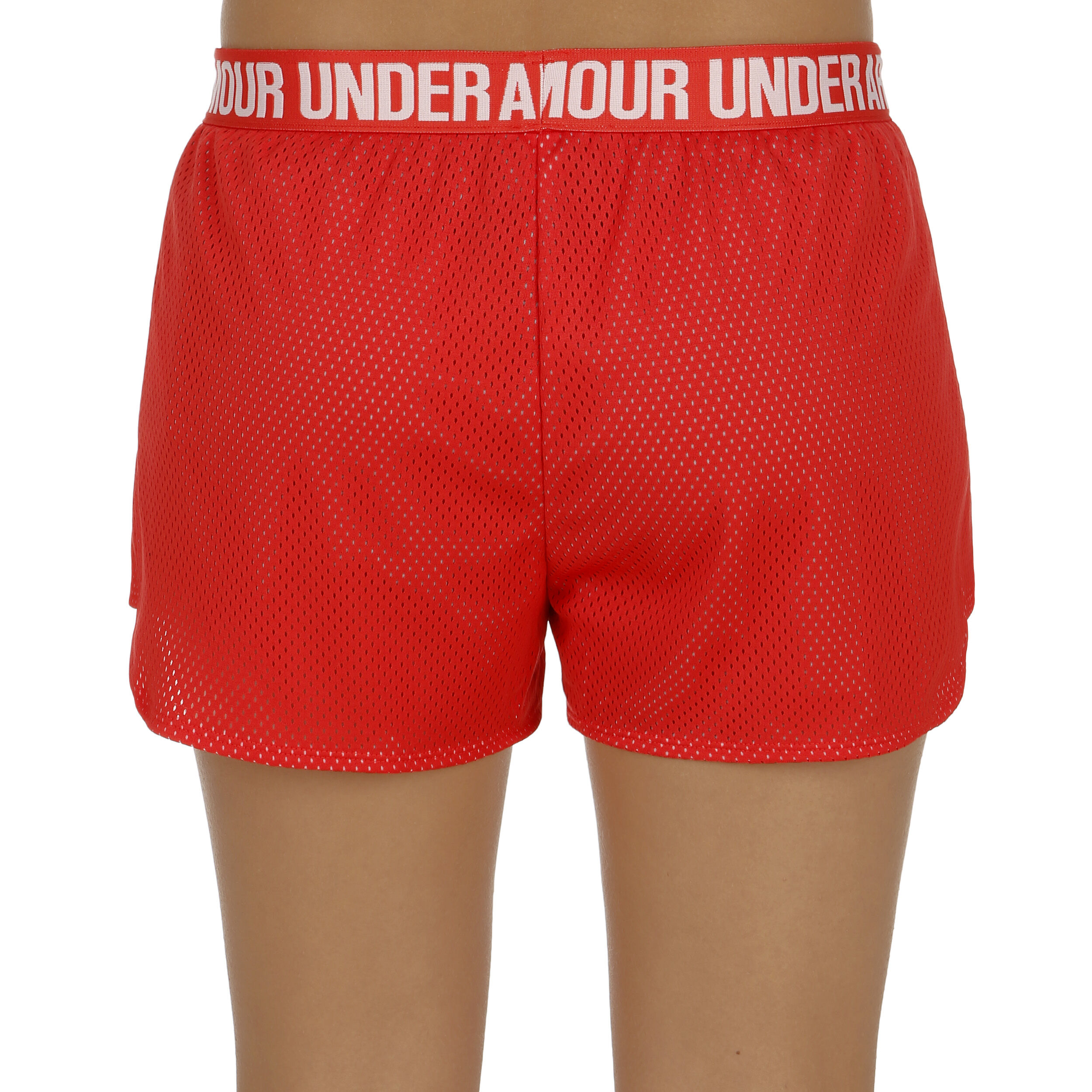 Womens red under armour shorts top