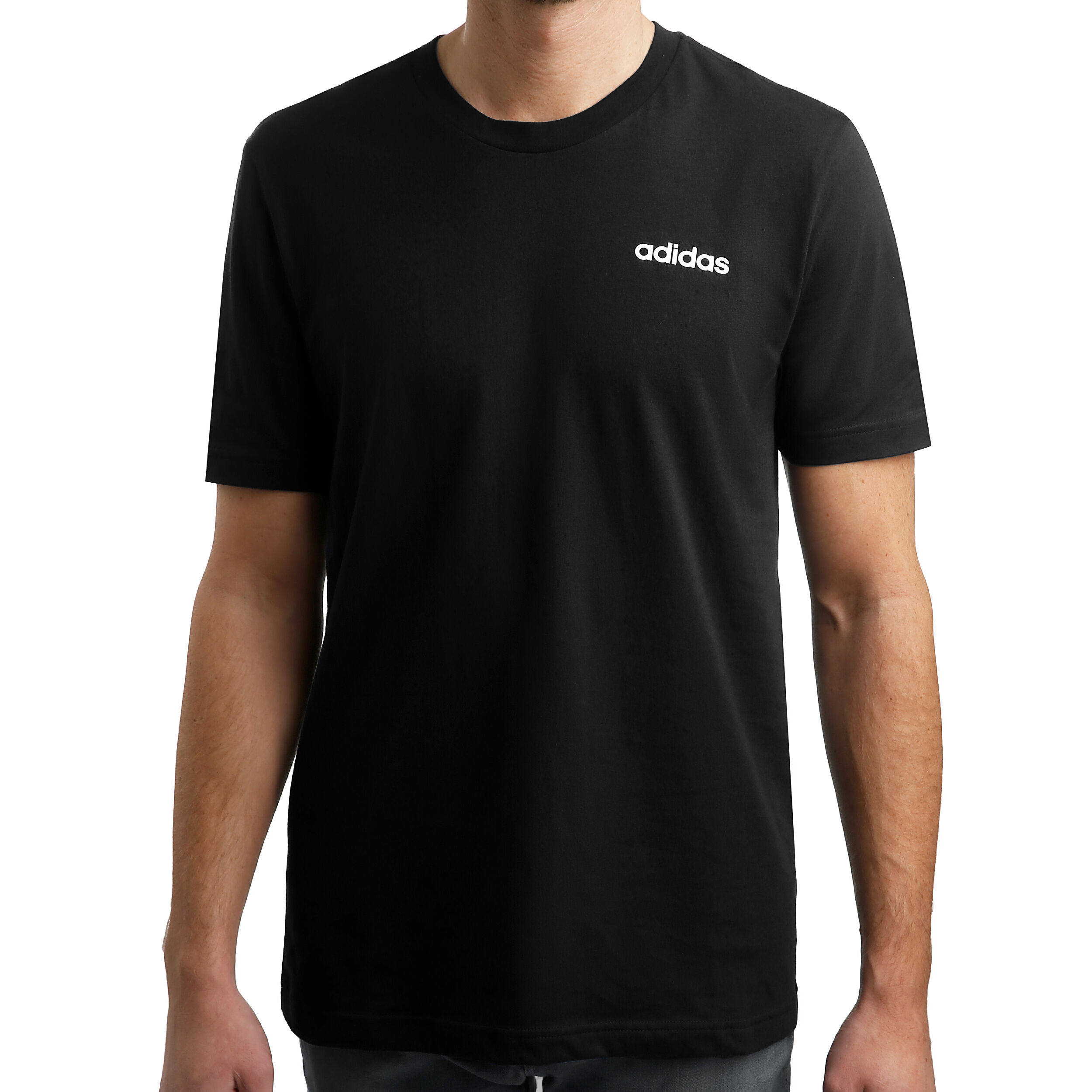 Buy adidas Essentials Plain T Shirt Men Black White online