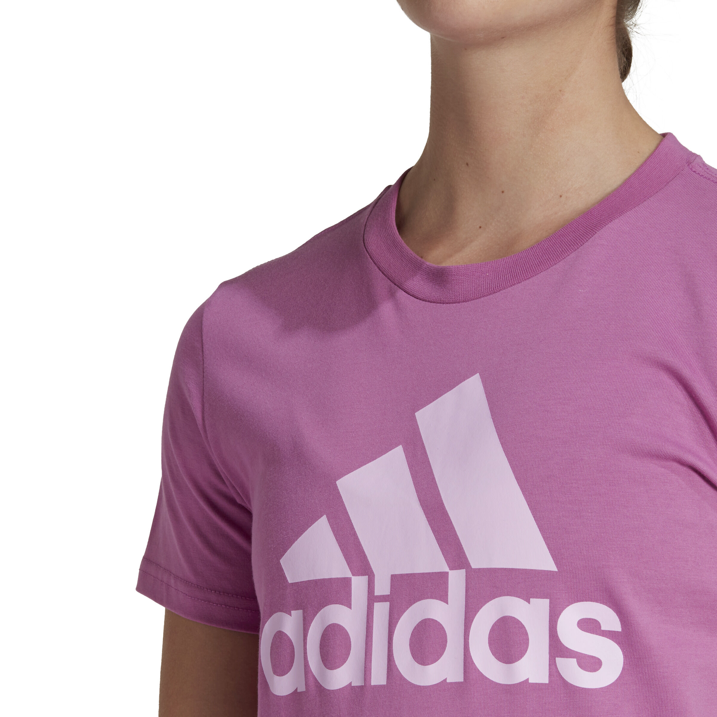 Mauve adidas shirt best sale