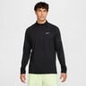 Stride Half-Zip Running shirt Men - black, silver