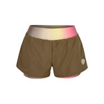 BIDI BADU Clothing BIDI BADU Spectrum 2In1 Printed Shorts Women-Brown,Yellow