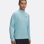 Under Armour Tech Textured 1/2 Zip-GRY Long-Sleeves
