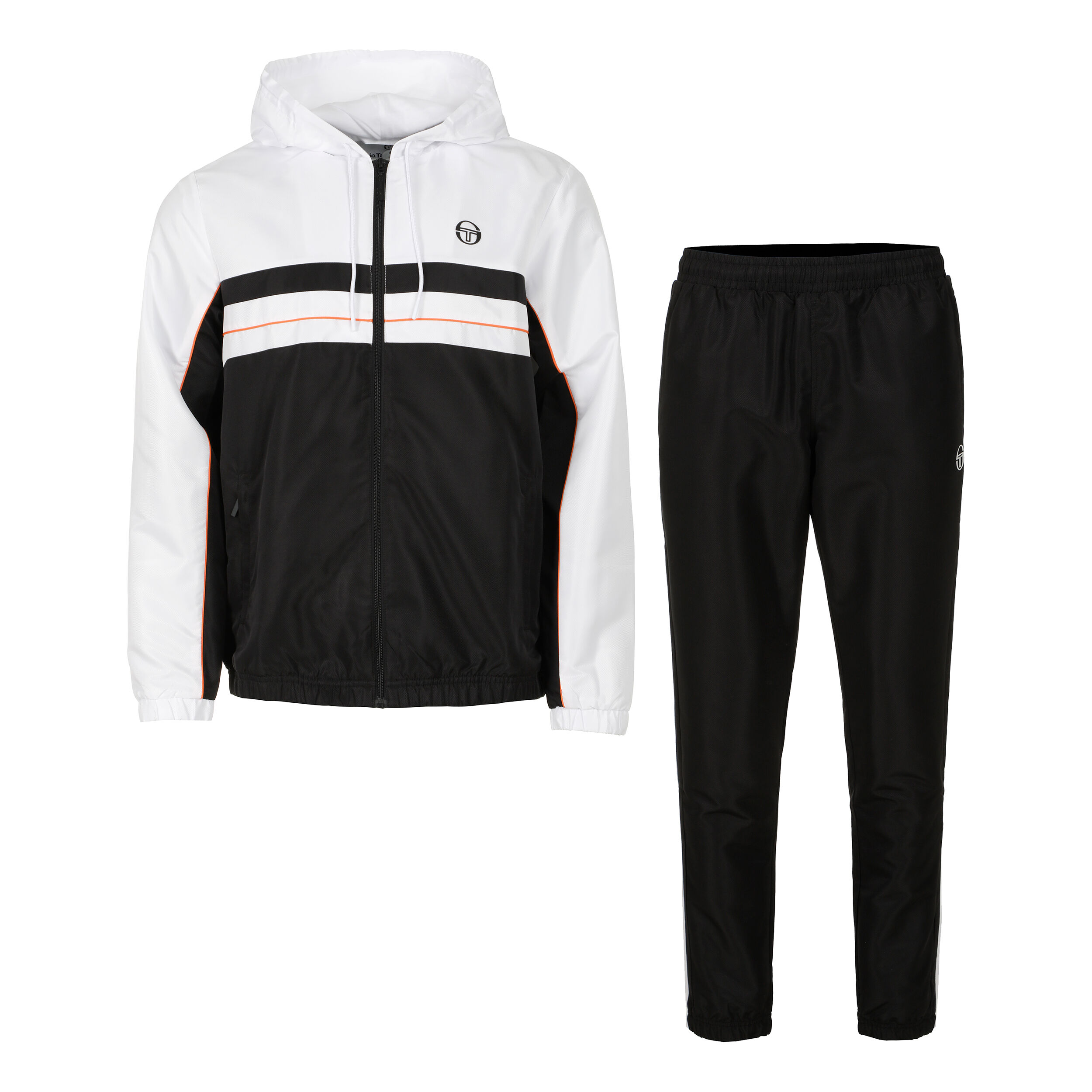 Sergio Tacchini Zelma Tracksuit Men Black, White | Tennis-Point