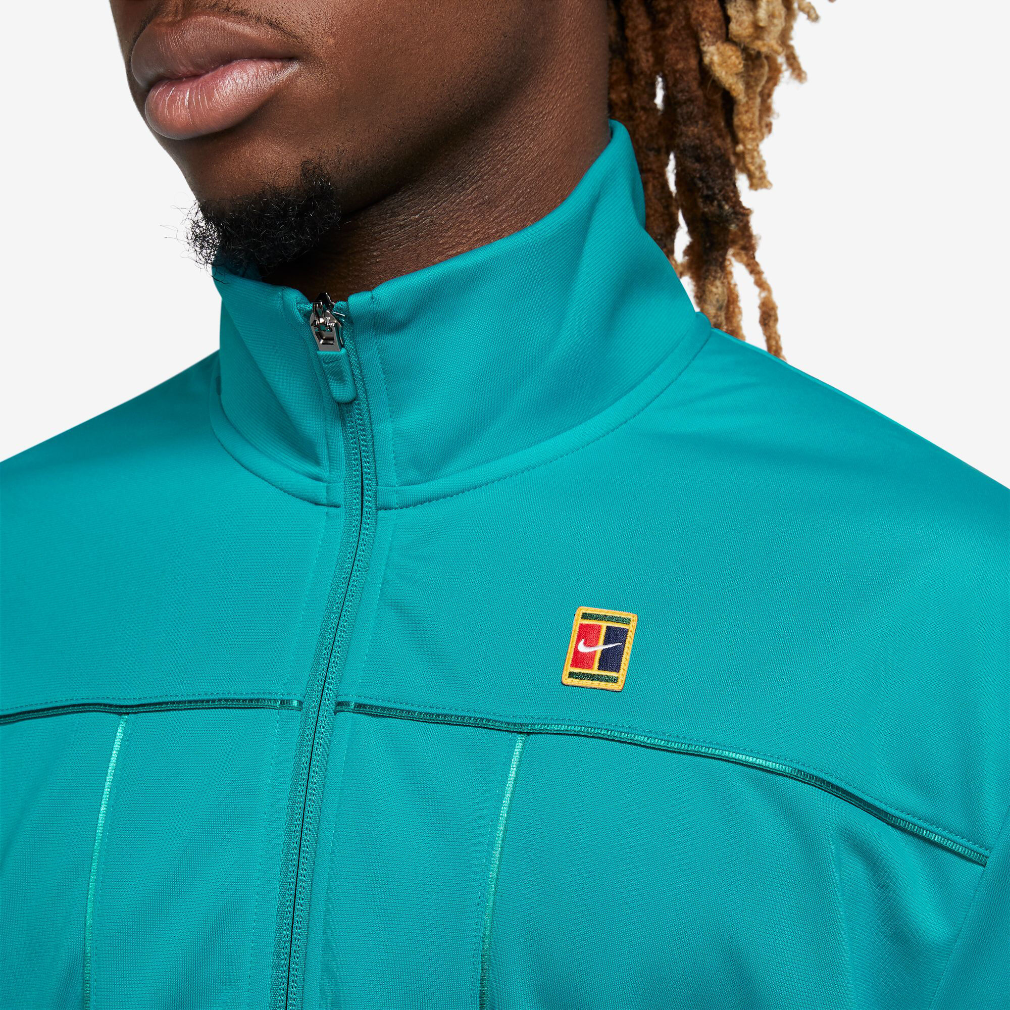 Nike Court Heritage Suit Training Jacket Men Turquoise | Tennis-Point