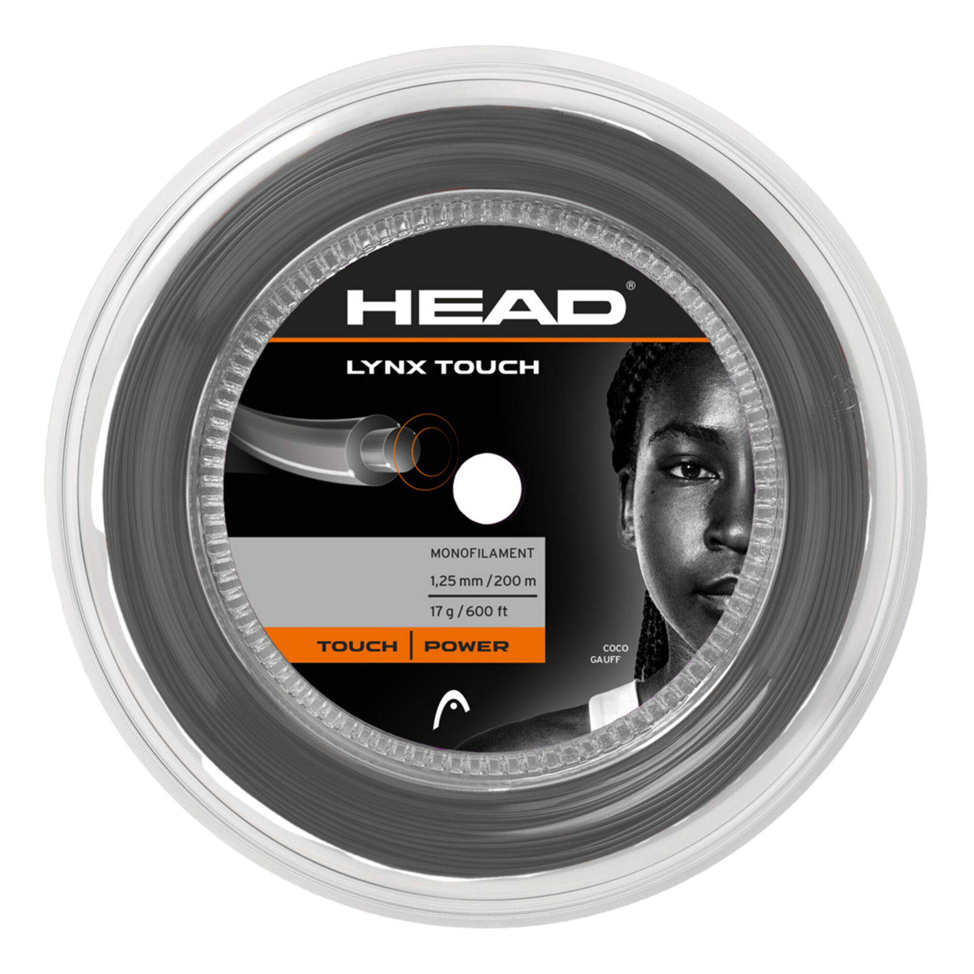 Buy HEAD Lynx Touch String Reel 200m Grey online