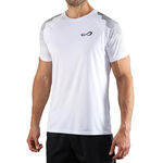 Endless Padelbekleidung Endless Feisty Hexagon T-Shirt Men-White
