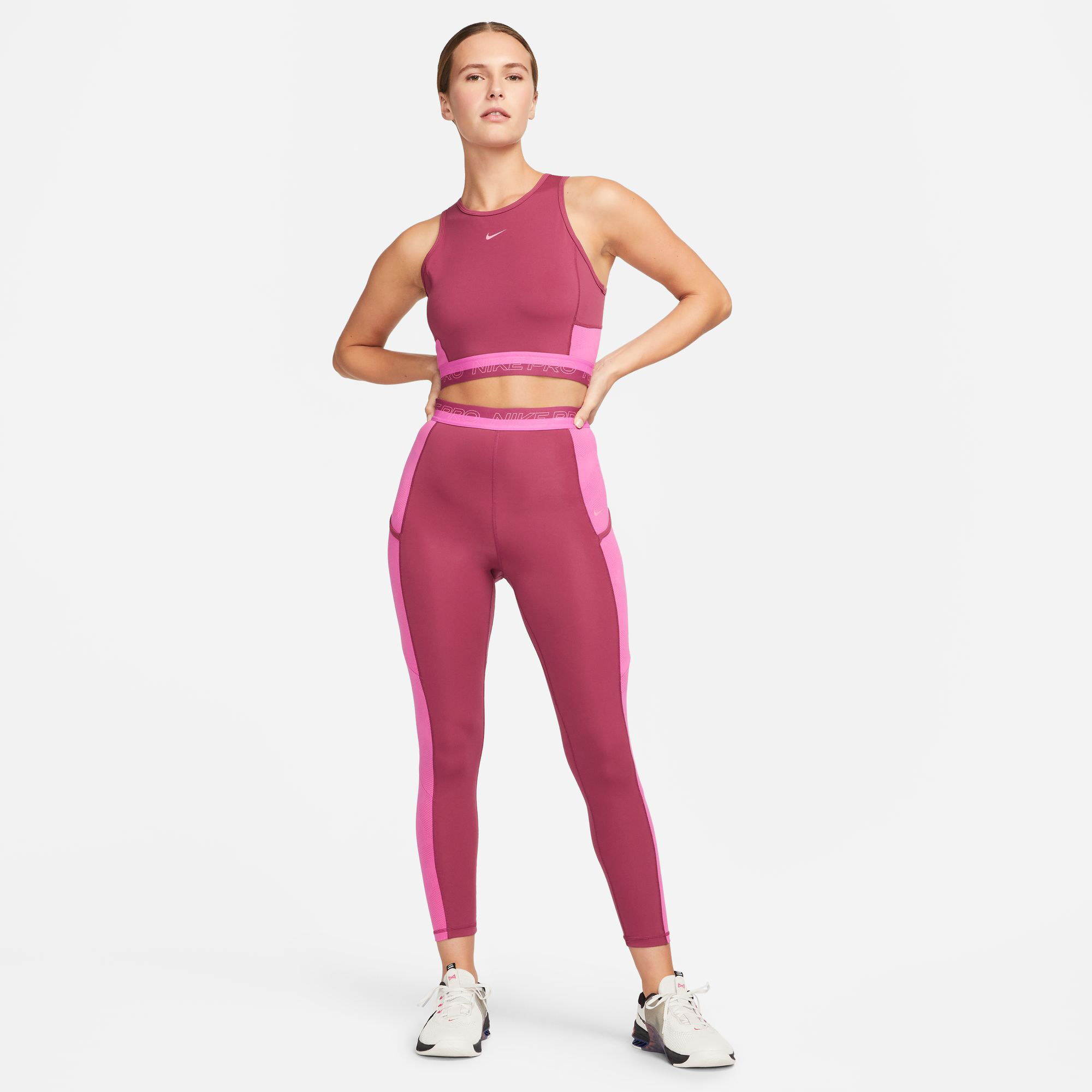 Buy Nike Dri-Fit Performance Cropped Tank Top Women Red, Pink online