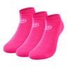 Leana No Show Tech Sports Socks 3 Pack Women-Pink,White
