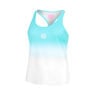 Crew Gradiant Tank Top Girls-Turquoise,White