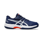 ASICS Tennis shoes ASICS Gel-Game GS Clay court shoe Kids - dark blue, silver