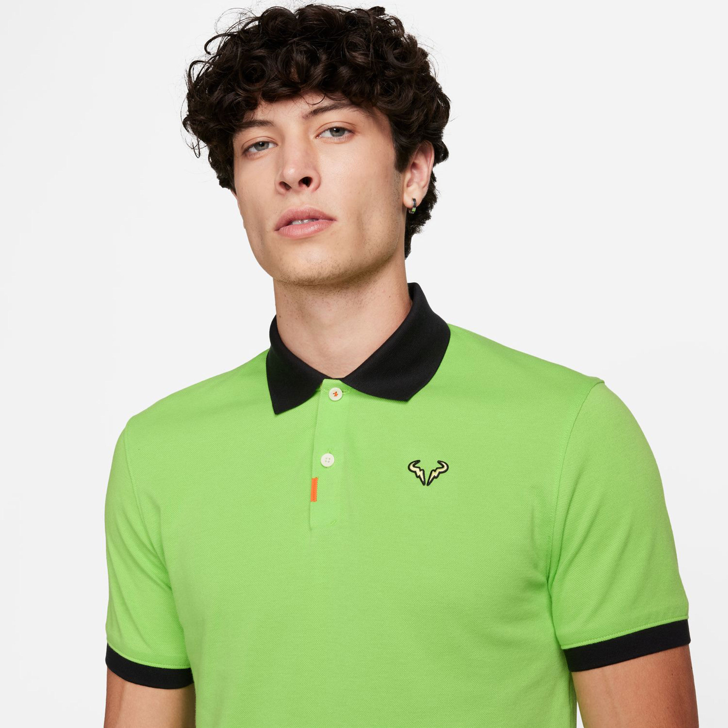 Buy Nike Dri Fit RAFA Slim Polo Men Neon Green Black online