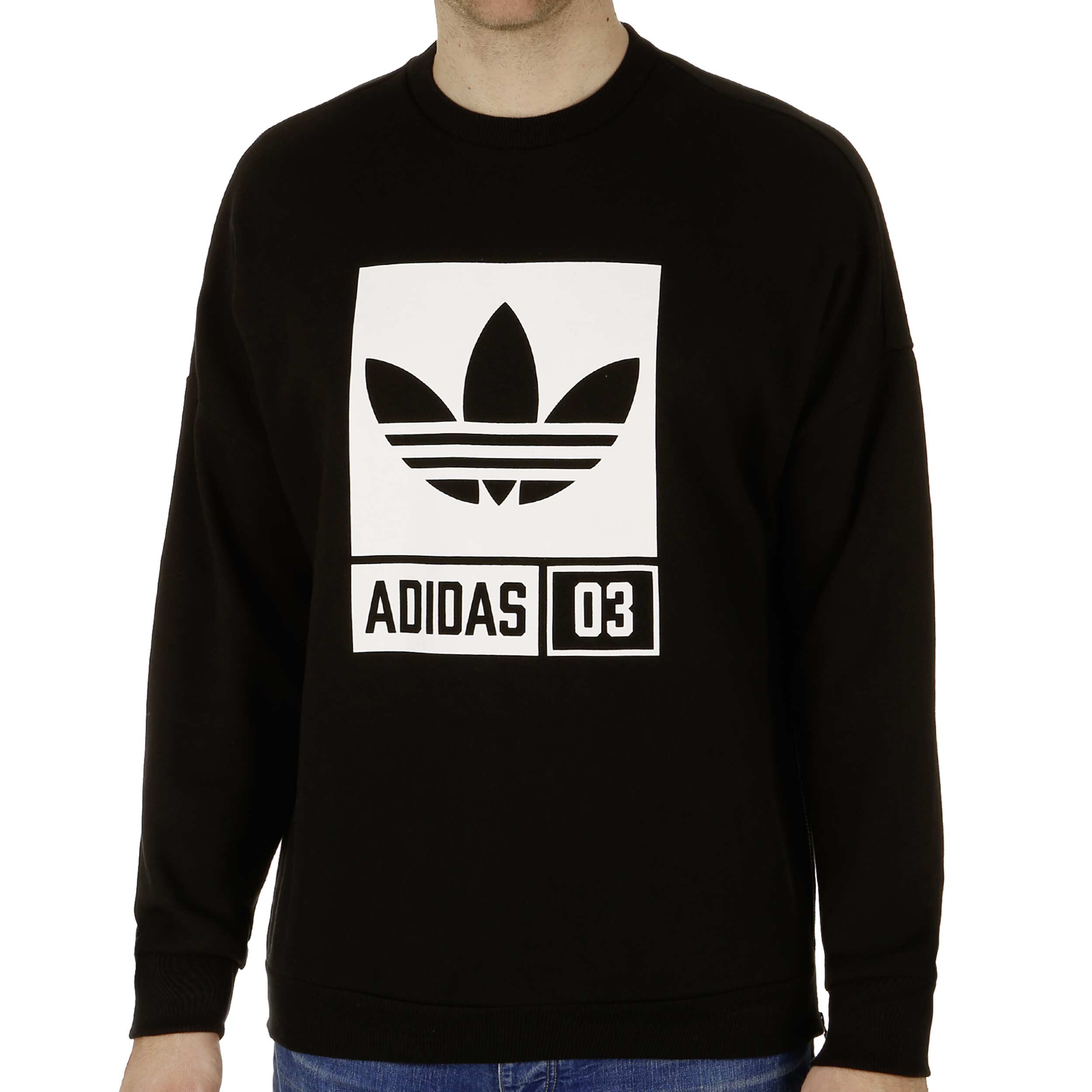 Street graphic crew sweatshirt adidas discount
