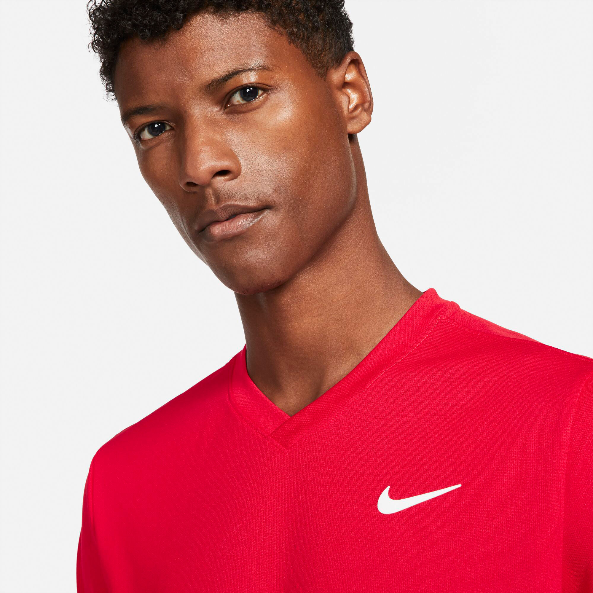 Mens red nike clearance dri fit shirt