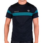 Sergio Tacchini Tennis apparel Sergio Tacchini Leone PL T-Shirt Men - black, petrol