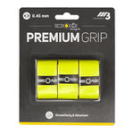 Tennis-Point Overgrips Tennis-Point Premium Grip 3 Pack-Yellow