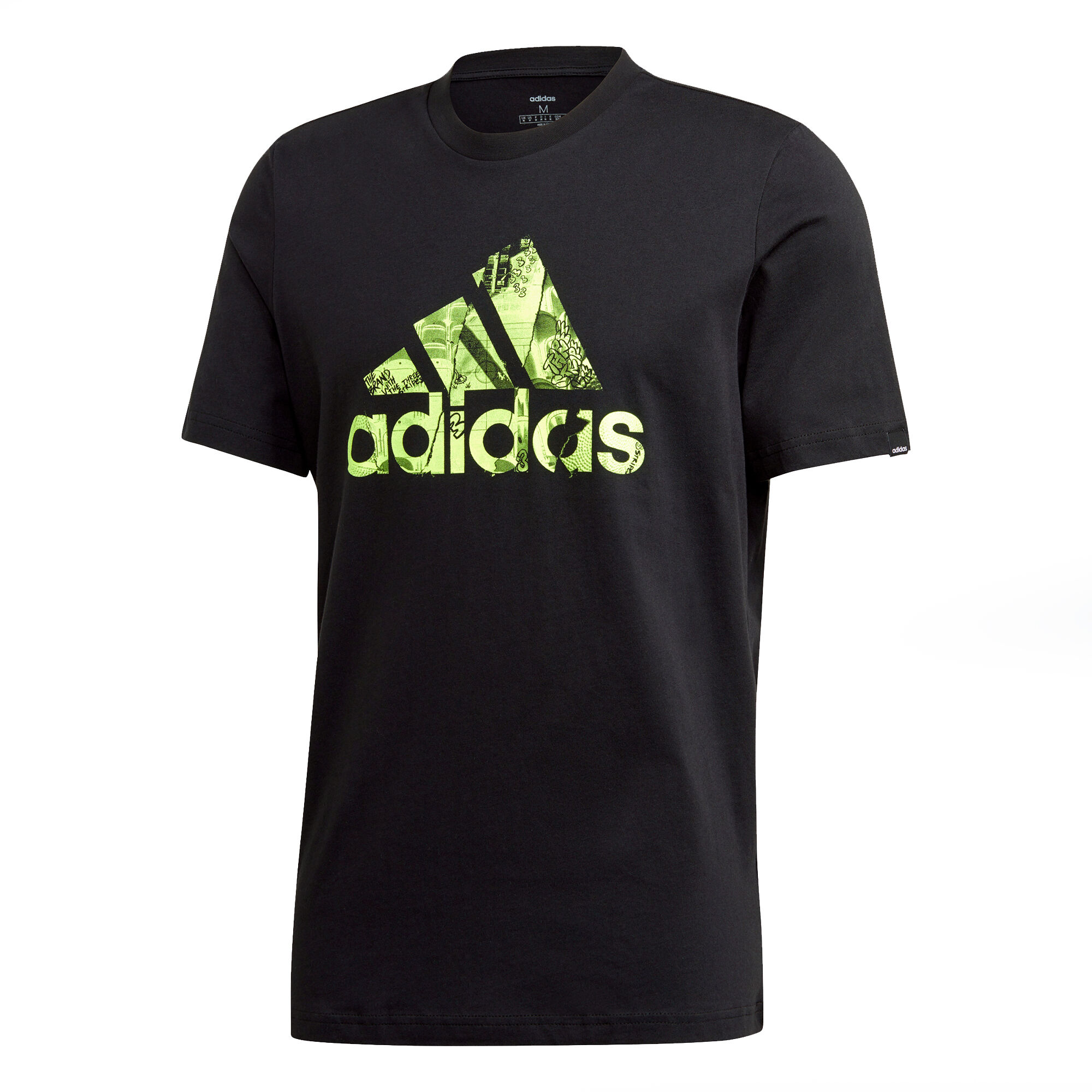 T-shirt adidas shop noir et or