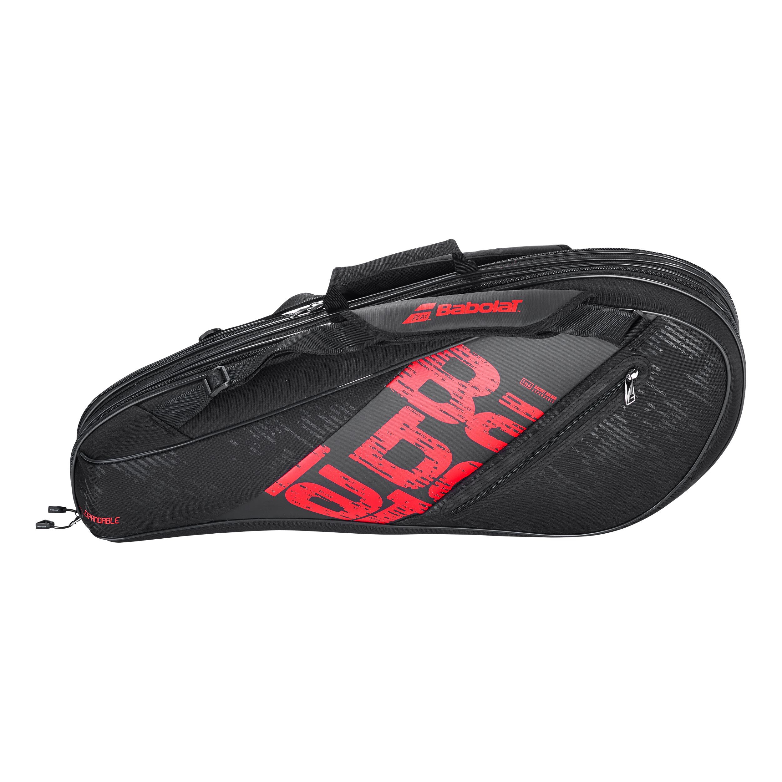 RH Expandable Team Racket Bag 9 Pack Black Red