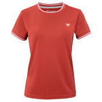 Tecnifibre T-Shirt Tecnifibre W. TEAM TECH TEEWHITE T-Shirt Women-rust