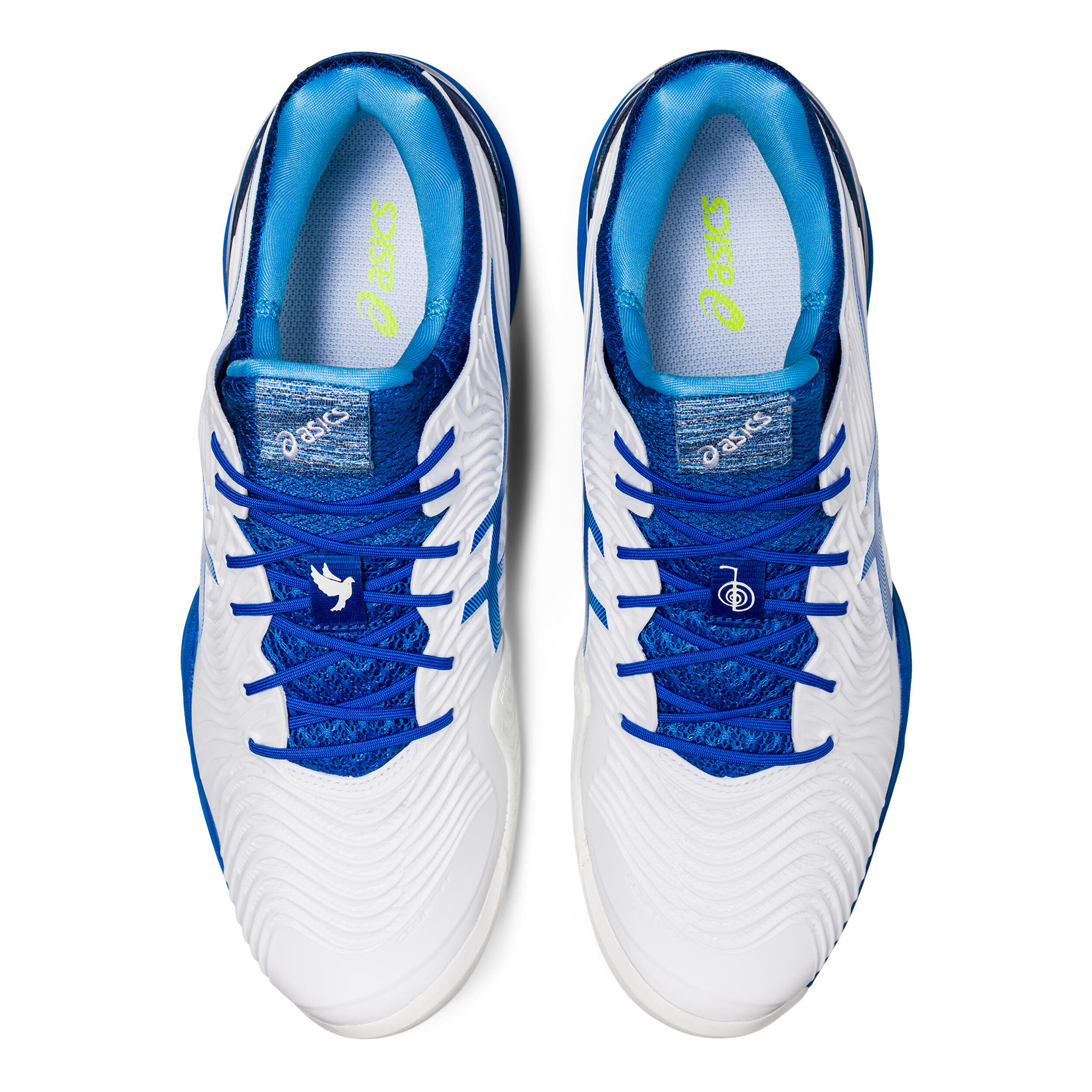 Buy ASICS Court FF 3 Novak All Court Shoe Men White, Blue