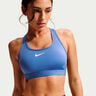 Swoosh Medium Sports bras Women-blue, white