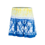 Lucky in Love Clothing Lucky in Love Shibori Wave 14in Skirt Women-Blue,Multicoloured