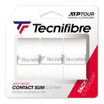 Tecnifibre Overgrips Tecnifibre Contact Slim 3er 3 Pack-White