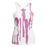 New York Y Tank Top Women-White,Violet