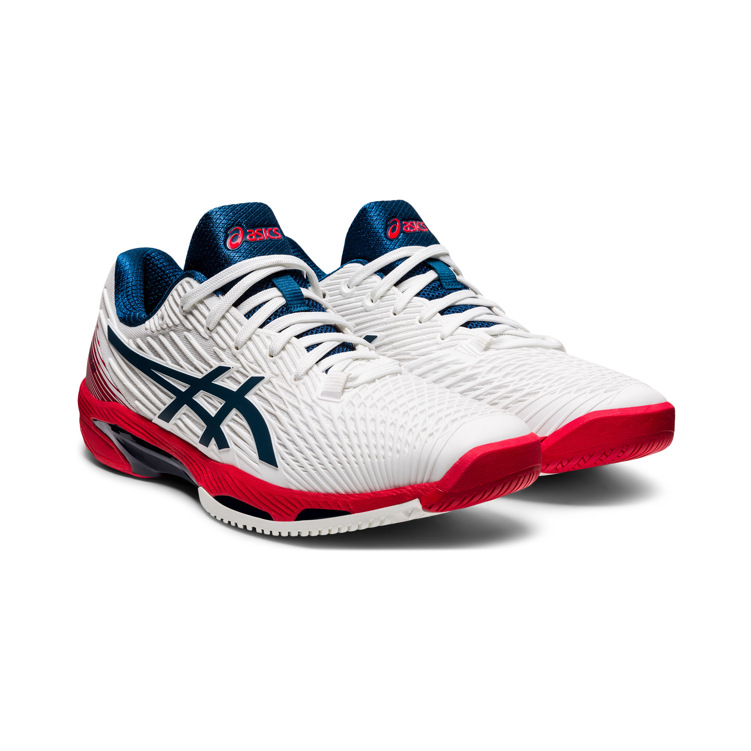 Buy ASICS Solution Speed FF 2 All Court Shoe Men White, Blue