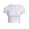 Rival Rib Baby T-Shirt Women-White