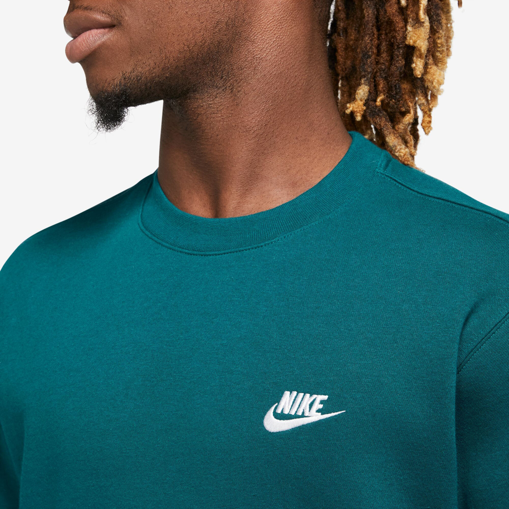Nike crewneck ash best sale green