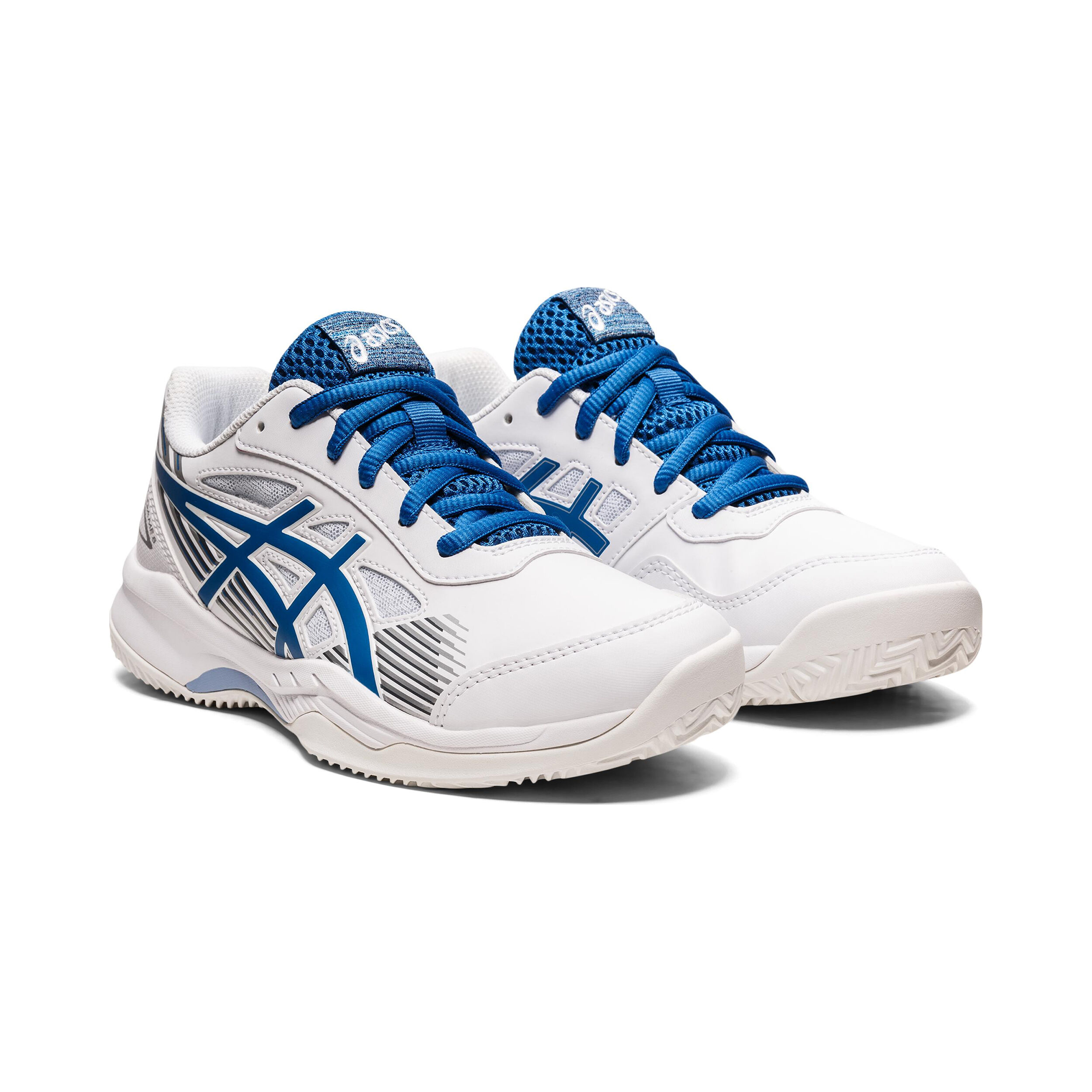 Buy ASICS Gel Game 8 GS Clay Court Shoe Kids White Blue online
