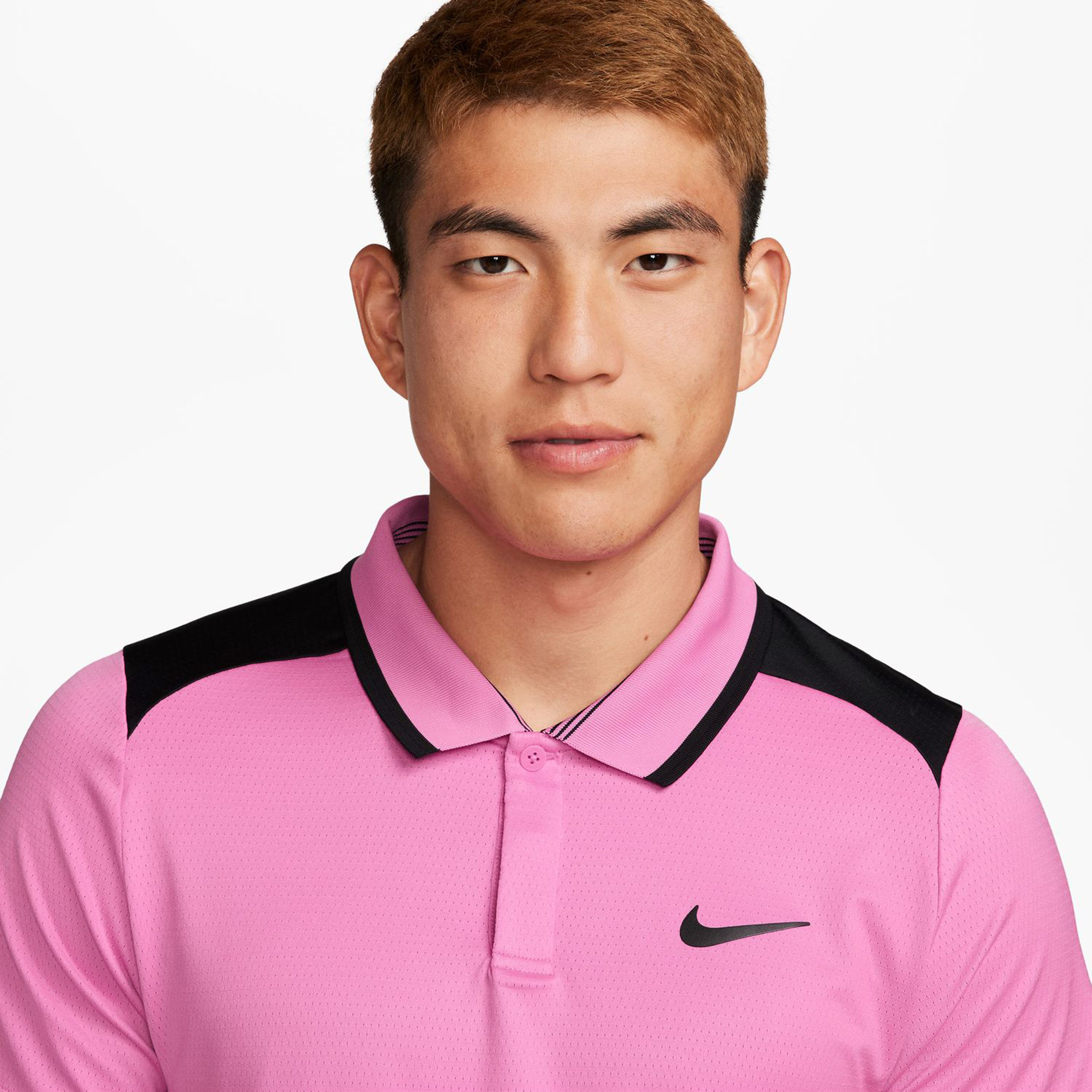 Court Dri Fit Advantage Polo Men Pink Black